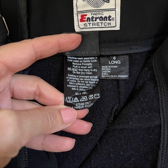 NILS Jan Ski Pants in Black 6 Long - Picture 11 of 12